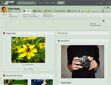 Tablet Screenshot of killer9666.deviantart.com