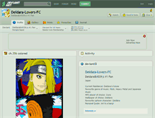 Tablet Screenshot of deidara-lovers-fc.deviantart.com