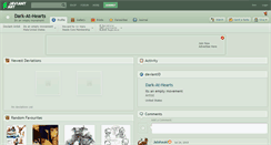 Desktop Screenshot of dark-at-hearts.deviantart.com