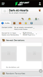 Mobile Screenshot of dark-at-hearts.deviantart.com