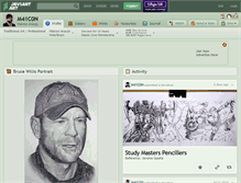 Tablet Screenshot of m41c0n.deviantart.com