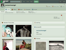 Tablet Screenshot of mezzanineangel.deviantart.com