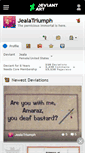 Mobile Screenshot of jealatriumph.deviantart.com