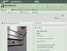 Tablet Screenshot of may-daymay-day.deviantart.com