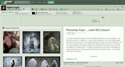 Desktop Screenshot of nightt-angell.deviantart.com