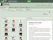 Tablet Screenshot of kioko-chu.deviantart.com