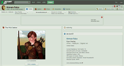 Desktop Screenshot of krevan-falco.deviantart.com