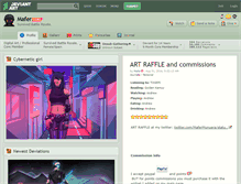 Tablet Screenshot of mafer.deviantart.com