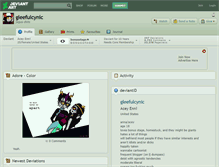 Tablet Screenshot of gleefulcynic.deviantart.com
