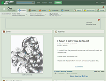 Tablet Screenshot of oisa.deviantart.com