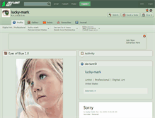 Tablet Screenshot of lucky-mark.deviantart.com