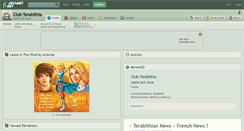 Desktop Screenshot of club-terabithia.deviantart.com