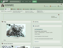 Tablet Screenshot of enchantadorn.deviantart.com