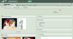 Desktop Screenshot of claire-leon.deviantart.com
