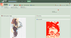 Desktop Screenshot of indudu.deviantart.com