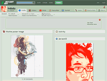 Tablet Screenshot of indudu.deviantart.com