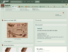 Tablet Screenshot of meshuli.deviantart.com