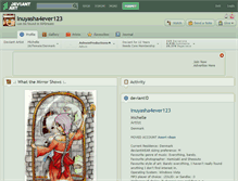 Tablet Screenshot of inuyasha4ever123.deviantart.com