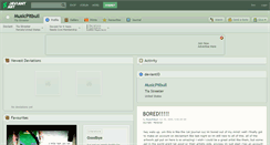 Desktop Screenshot of musicpitbull.deviantart.com