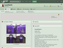 Tablet Screenshot of laurafaerie.deviantart.com