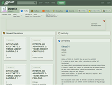 Tablet Screenshot of dinas51.deviantart.com