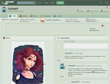 Tablet Screenshot of celina69.deviantart.com