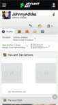 Mobile Screenshot of johnnyadidas.deviantart.com