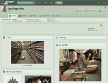Tablet Screenshot of dancingpickles.deviantart.com