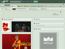 Tablet Screenshot of gskolik.deviantart.com