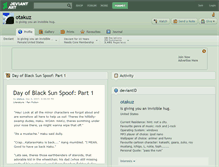 Tablet Screenshot of otakuz.deviantart.com