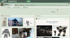 Desktop Screenshot of levitan71.deviantart.com