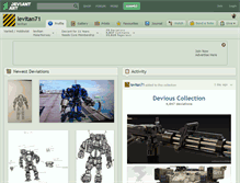 Tablet Screenshot of levitan71.deviantart.com