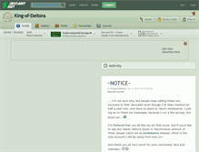 Tablet Screenshot of king-of-deltora.deviantart.com