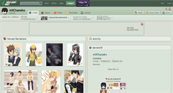 Desktop Screenshot of miichaneko.deviantart.com
