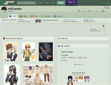 Tablet Screenshot of miichaneko.deviantart.com