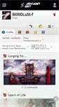 Mobile Screenshot of bl00dlust-f.deviantart.com