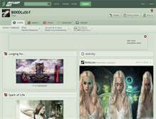 Tablet Screenshot of bl00dlust-f.deviantart.com
