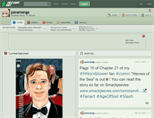Tablet Screenshot of panamanga.deviantart.com