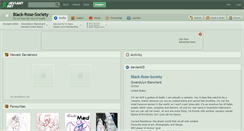 Desktop Screenshot of black-rose-society.deviantart.com