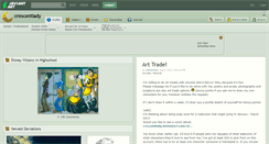 Desktop Screenshot of crescentlady.deviantart.com