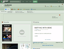 Tablet Screenshot of joudlesluls.deviantart.com