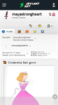 Mobile Screenshot of mayastrongheart.deviantart.com