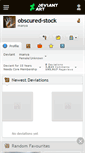 Mobile Screenshot of obscured-stock.deviantart.com