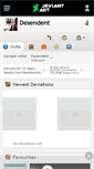 Mobile Screenshot of desendent.deviantart.com
