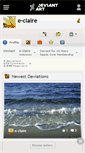 Mobile Screenshot of e-claire.deviantart.com