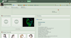 Desktop Screenshot of darkestwinter.deviantart.com