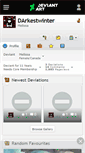 Mobile Screenshot of darkestwinter.deviantart.com