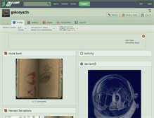 Tablet Screenshot of gokceyazin.deviantart.com