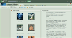 Desktop Screenshot of mythology-of-gods.deviantart.com