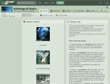 Tablet Screenshot of mythology-of-gods.deviantart.com